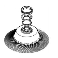 Комплект STIHL тарел. щётка (правая)+поводок+ст.кольцо+черв. колесо KGA 770